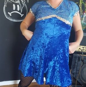 FUN sequin velvet romper Halloween