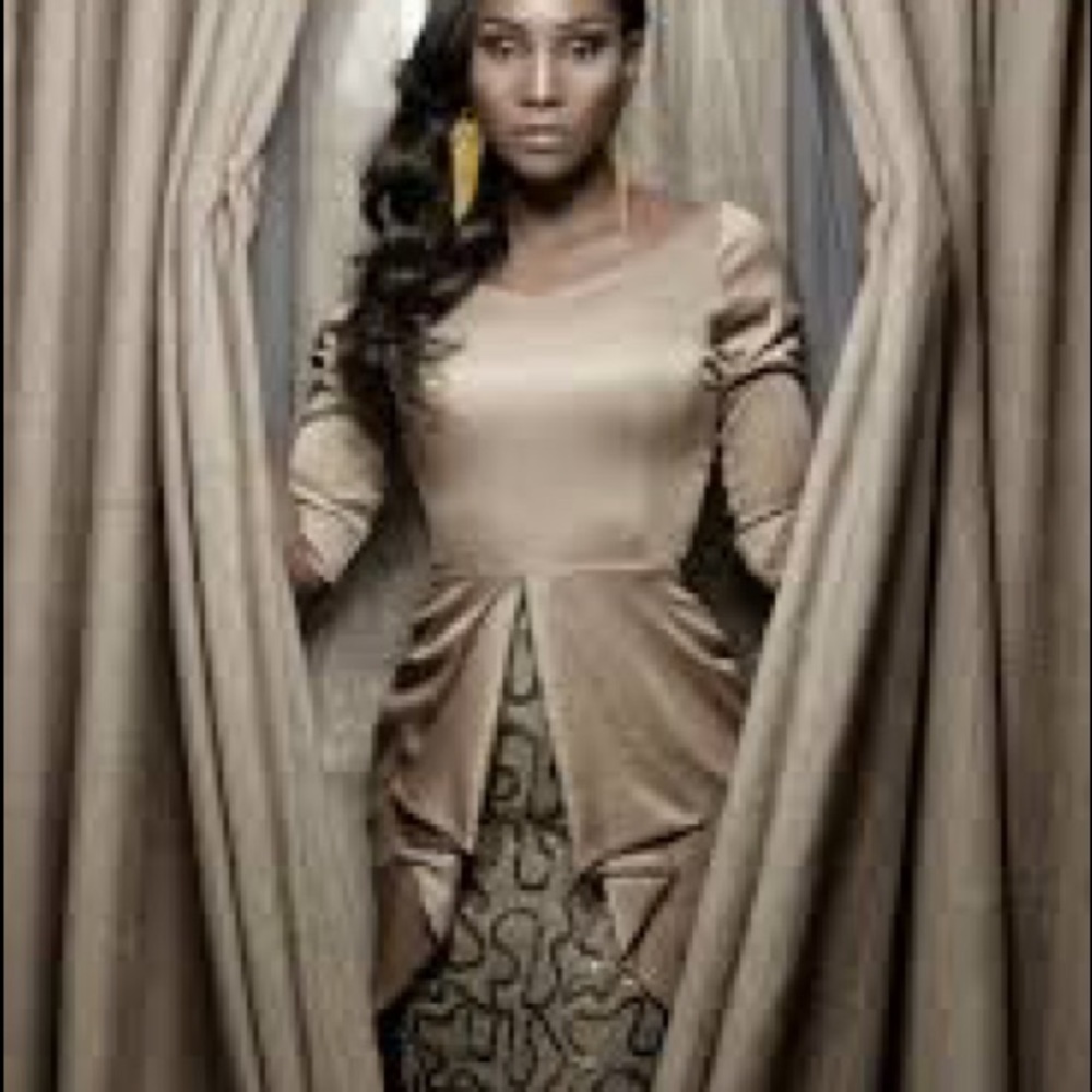 Lady Biba Gold Evening Dress
