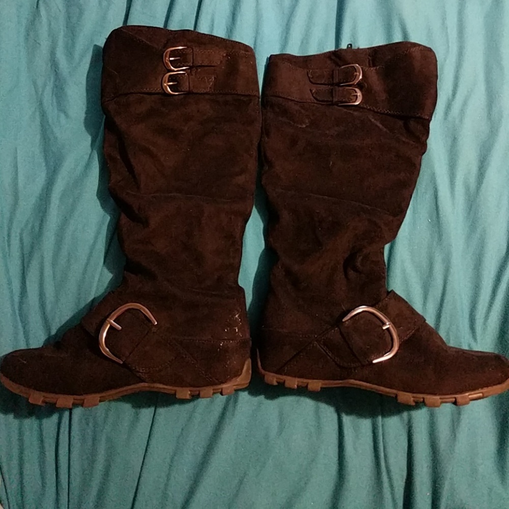 Maurices buckle boots