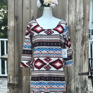 Aztec Design Dress