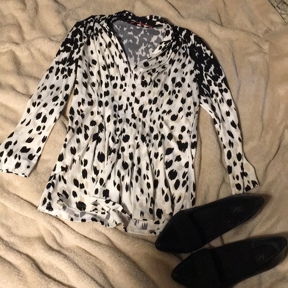 Catherine Malandrino leopard blouse XS - Picture 1 of 3