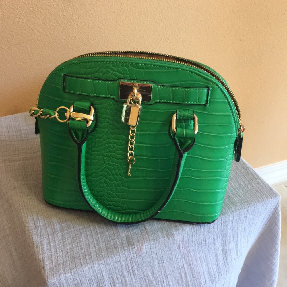 Green Reptile Aldo Bag