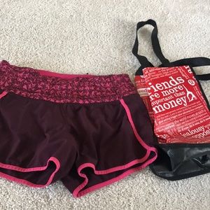 Lululemon shorts size 2 run times