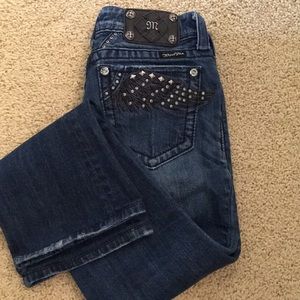 Dark denim Miss Me jeans, size 27