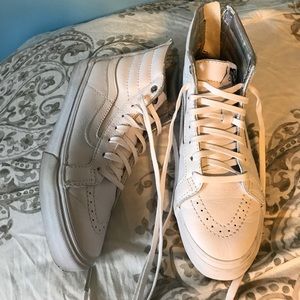 White High Top Van Sneakers