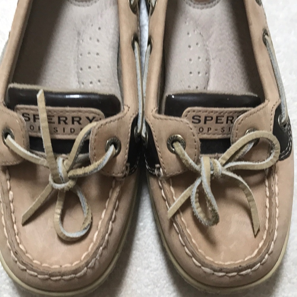 SPERRY Top-Siders light tan/cheetah/brown patent - Picture 4 of 4