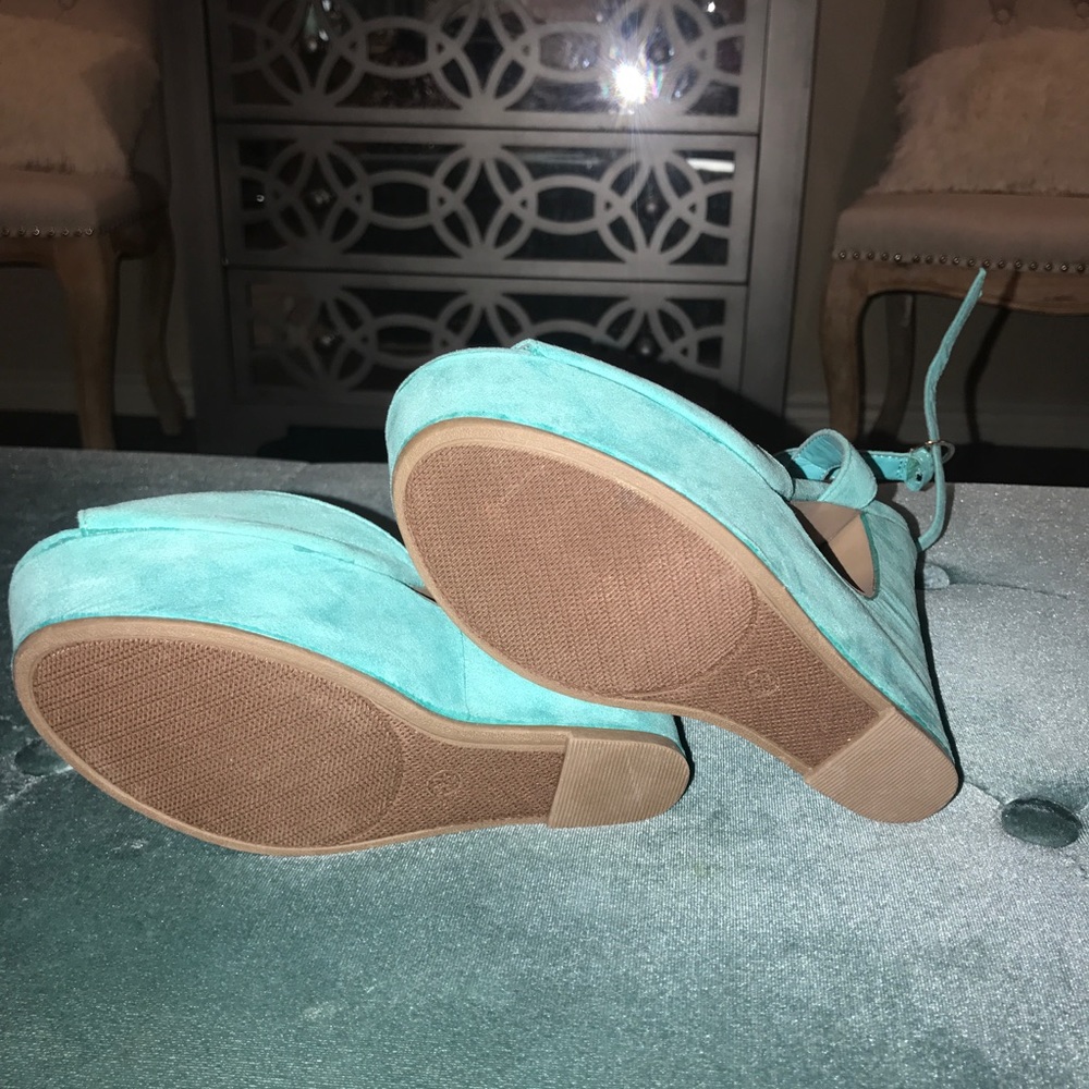 Turquoise wedges - Picture 4 of 4