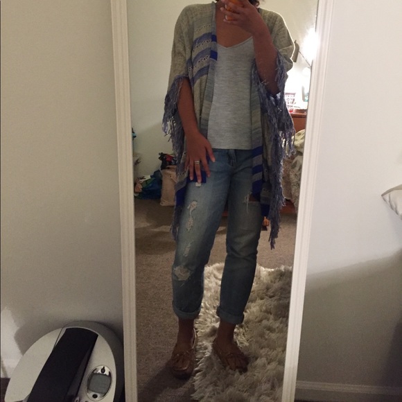 Francesca's Poncho Sweater - Picture 5 of 5