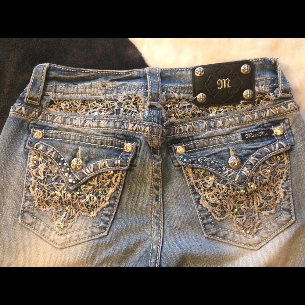 Rare miss mes jeans size 26 boot cut