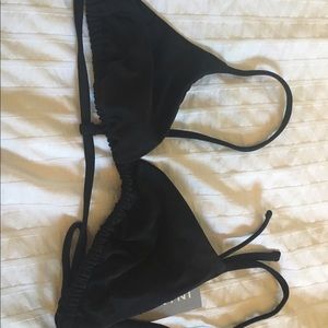 Black brand new bikini top