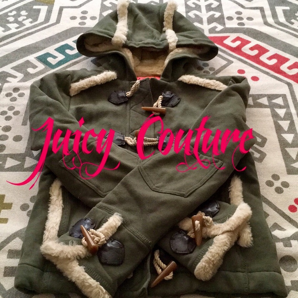 FLASH SALE ⚡️Juicy Couture Petite fur lined hoody!