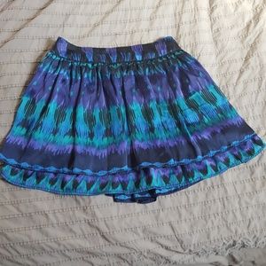 An adorable cool colored skirt