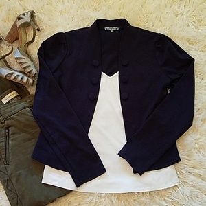 Anthro crop military jacket. Sz L