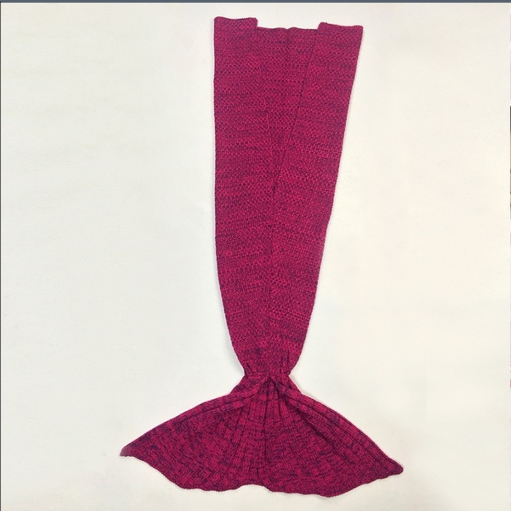Mermaid tail blanket