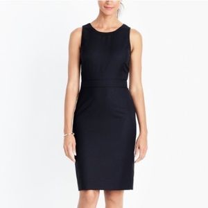 J. Crew Wool Dress -- Black size 10