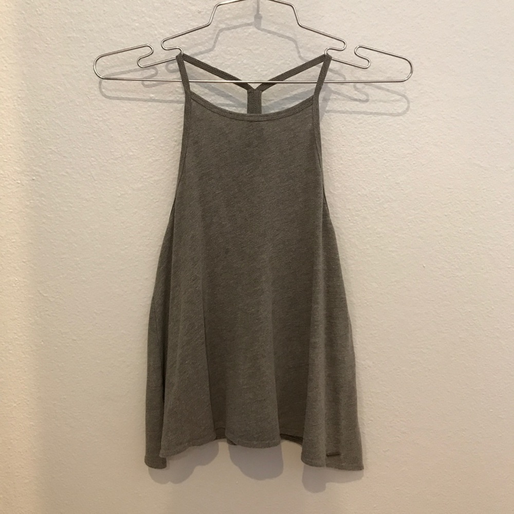 Gray Halter Tank
