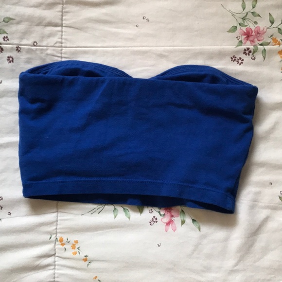 Mini strapless crop top - Picture 3 of 3