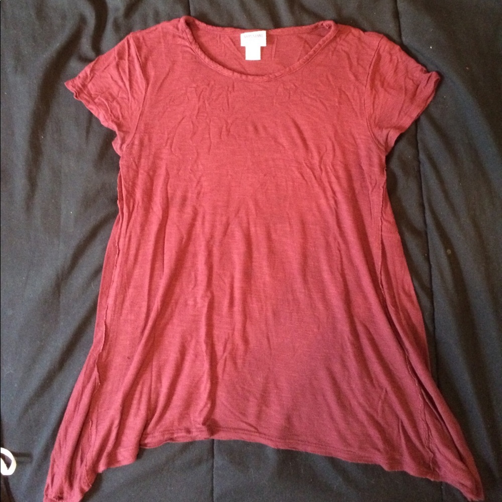 Maroon Cotton Top