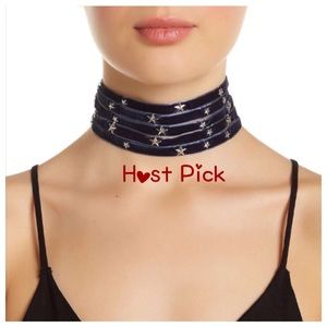 Steve Madden Strand Star Studded Choker