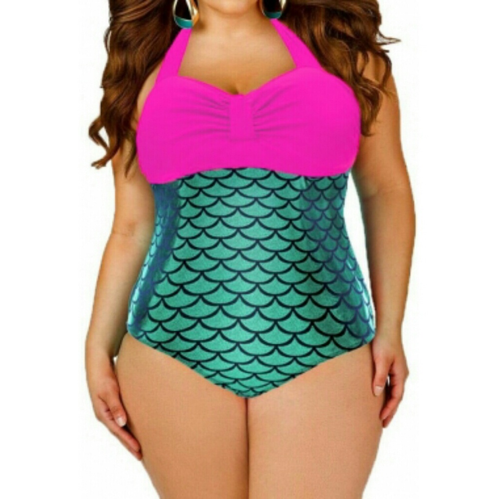 Mermaid One Piece Bathing Suit