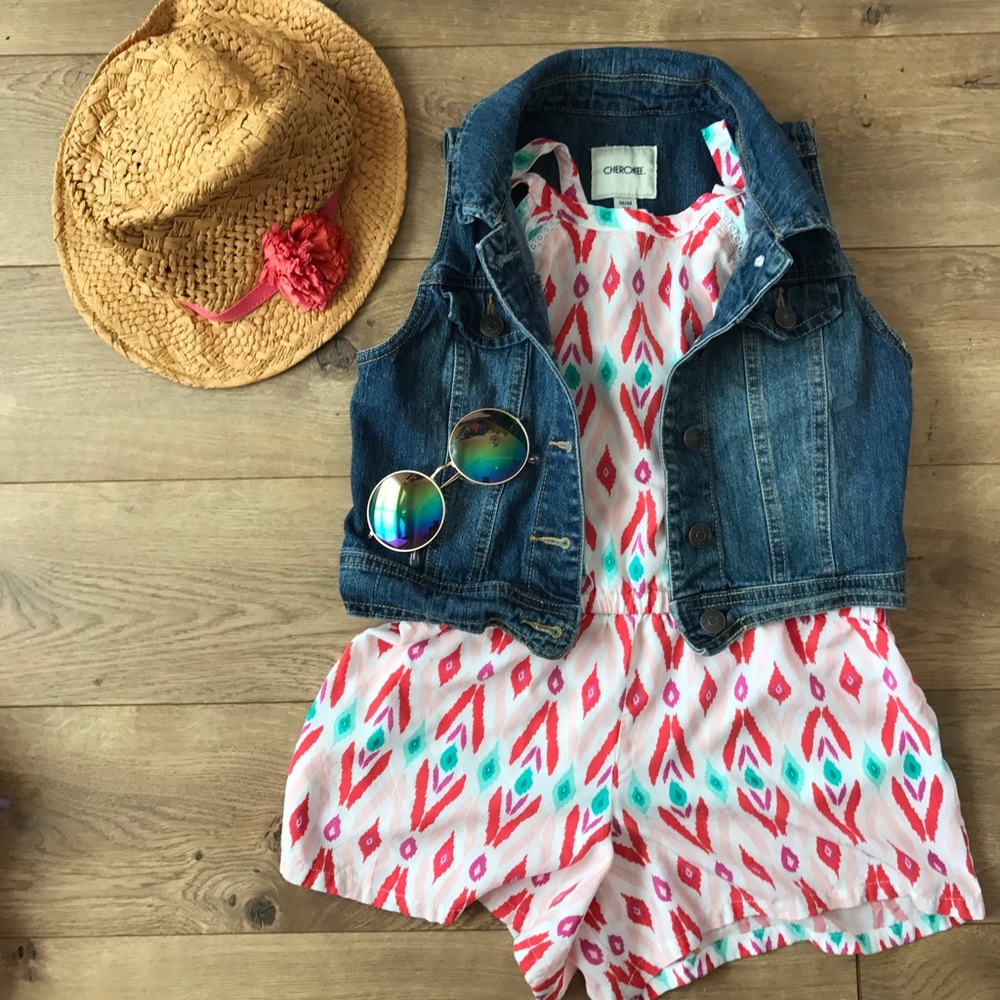 Crazy 8 Girl's Romper (runs about size 10)