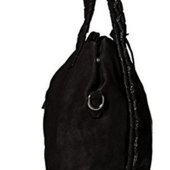 MG Collection Slouchy Woven Handle Bag - Picture 3 of 7