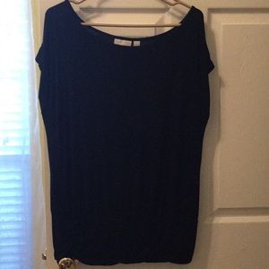New York & Co Large Black wide band top.