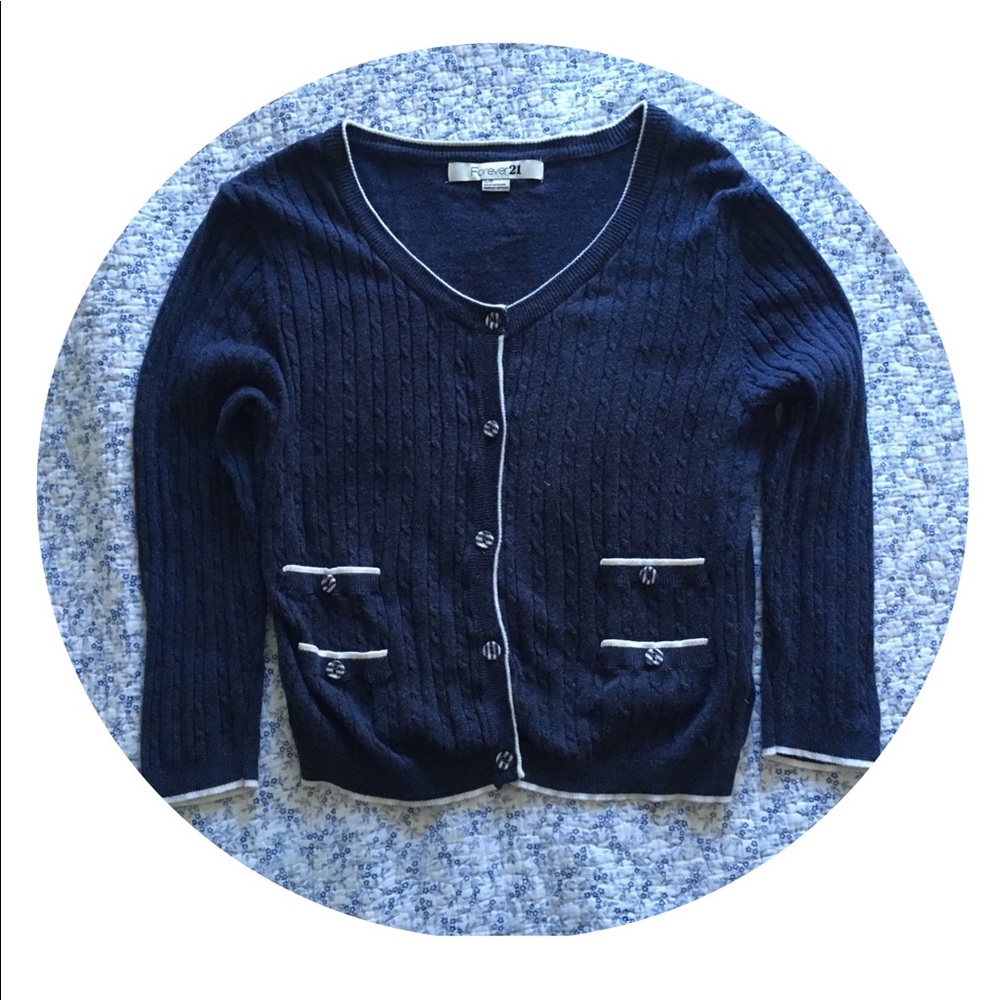 Forever 21 Navy Sweater
