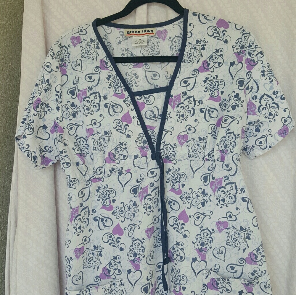 Purple Heart Scrub