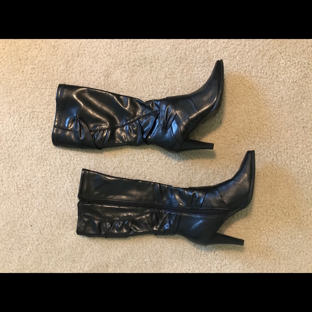 Knee high dress boots