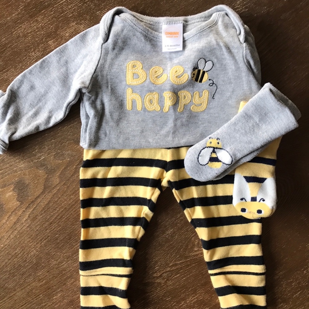 3-6month Gymboree LS Bee Happy