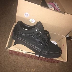 All black vans