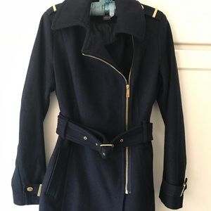 ✨Navy Blue & Gold Peacoat ✨