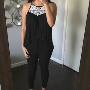 American eagle tribal print top