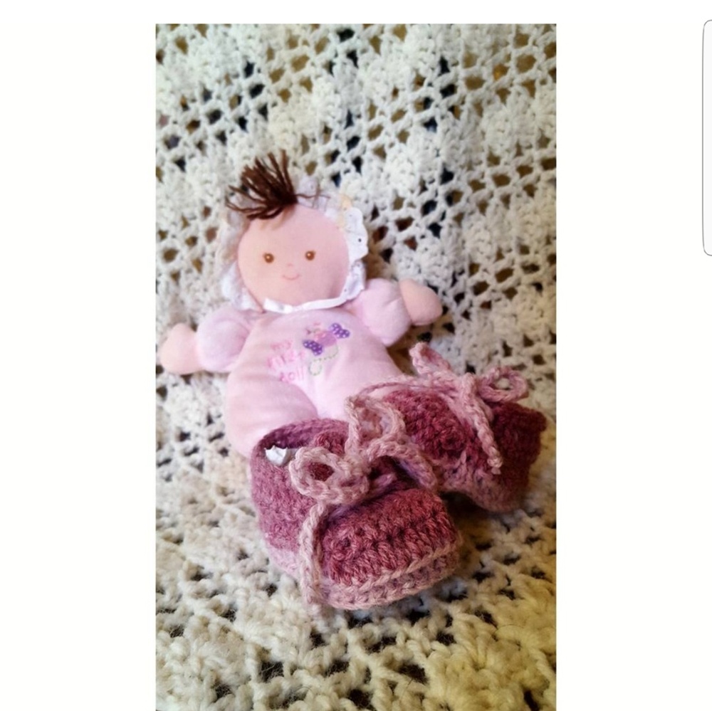 Adorable baby booties