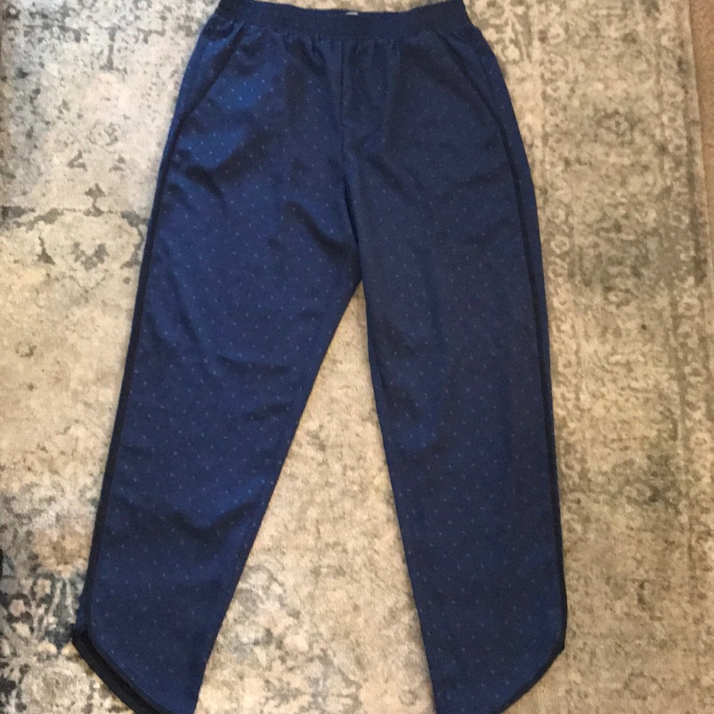 BCBG high waisted elastic waist ankle pants