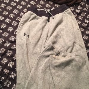 Under Armor sweatpants.
