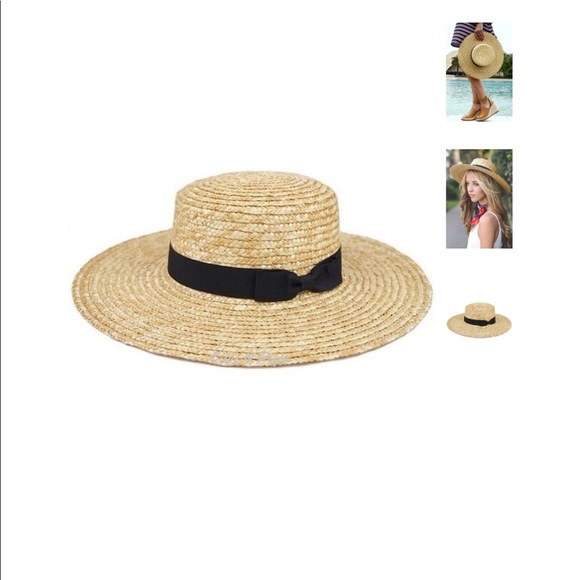 LAST 1️⃣ Straw Boater Hat - Picture 3 of 4