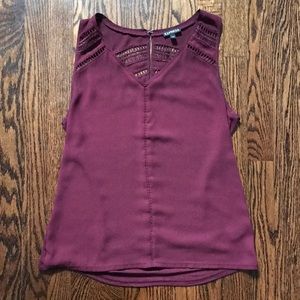 Maroon tank top