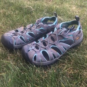 KEEN Whisper Sandal - Dark Shadow/Ceramic, 8.5