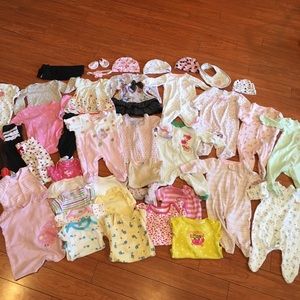 Baby girl clothes 0-3 months