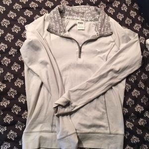 PINK half zip hoodie!