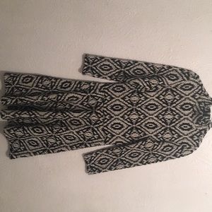 A new black and white dress