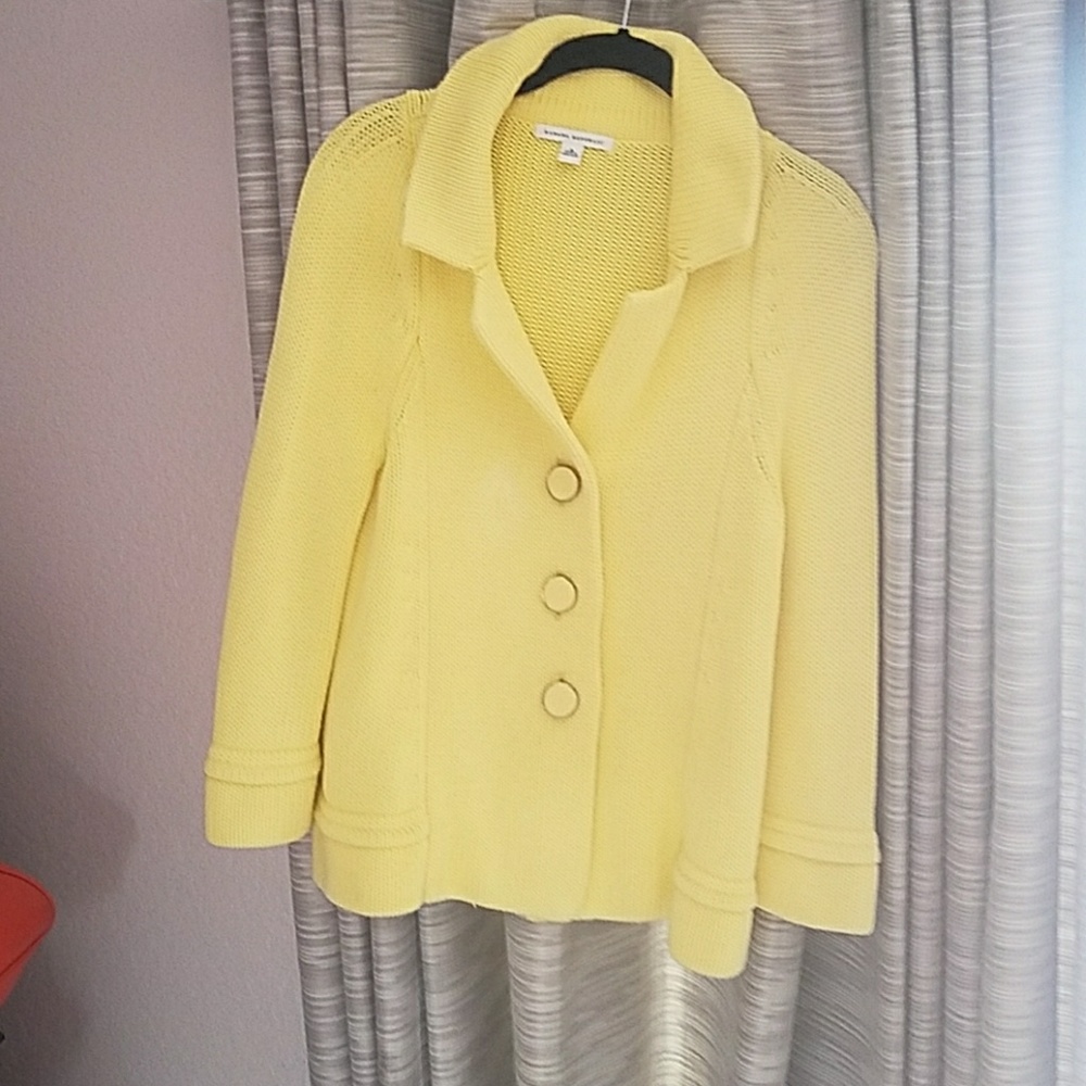 Yellow sweater banana republic
