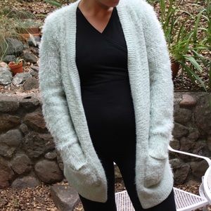 Light Green Fuzzy Sweater