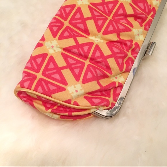 NWT Old Navy Pink & Orange Clutch - Picture 2 of 4