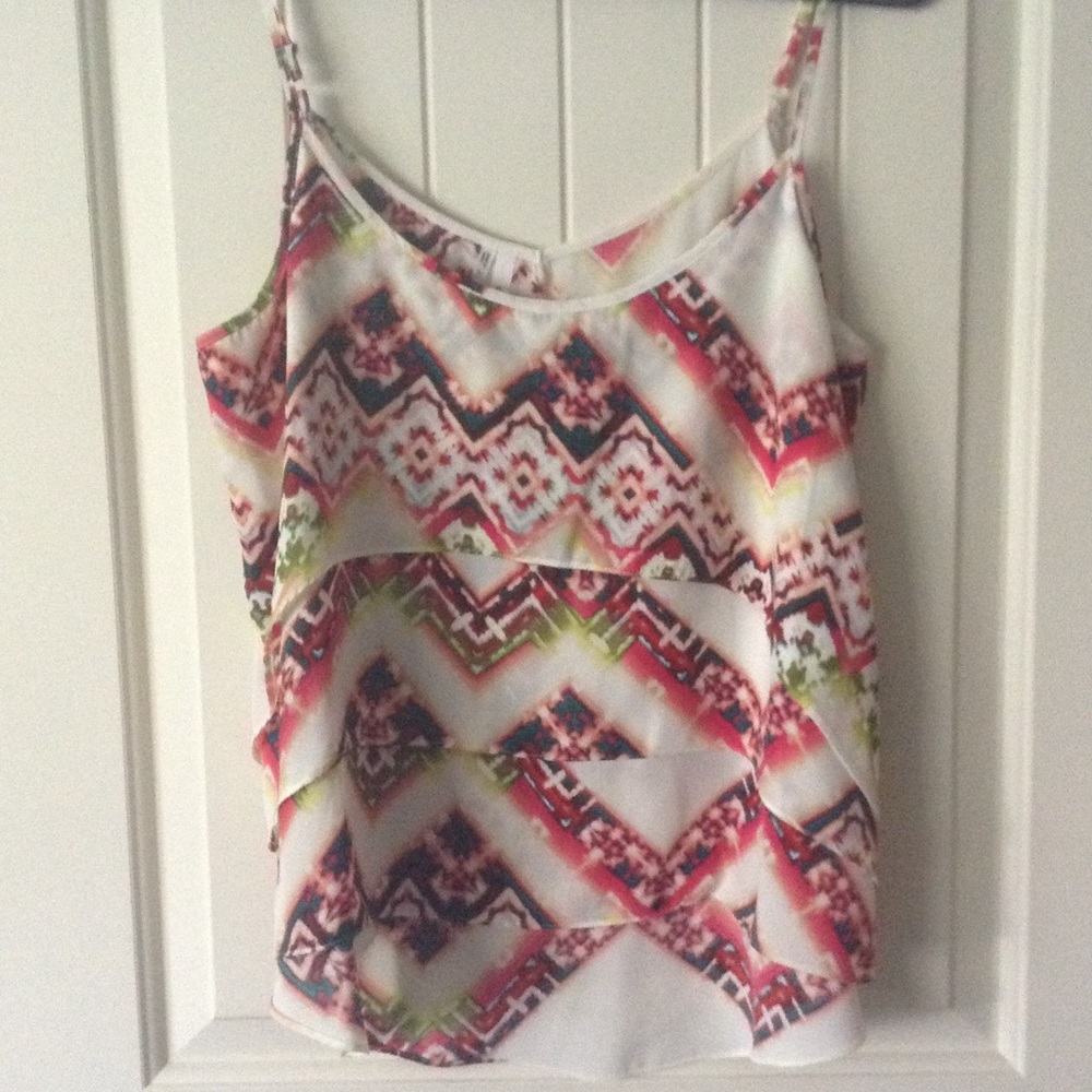 Gorgeous Slinky Tiered Top