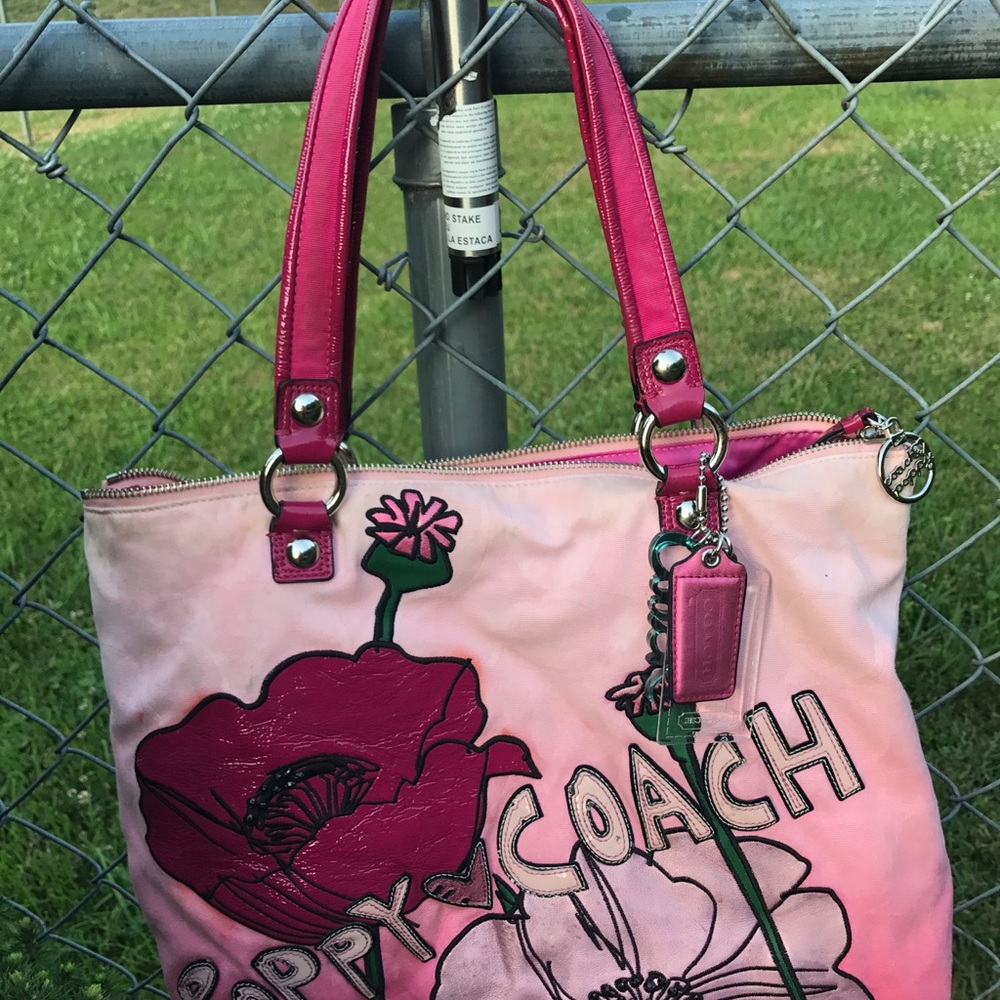Authentic Coach Poppy Tote