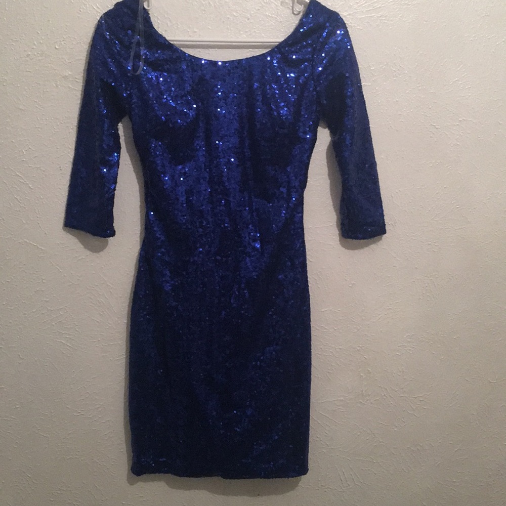 Blue dress