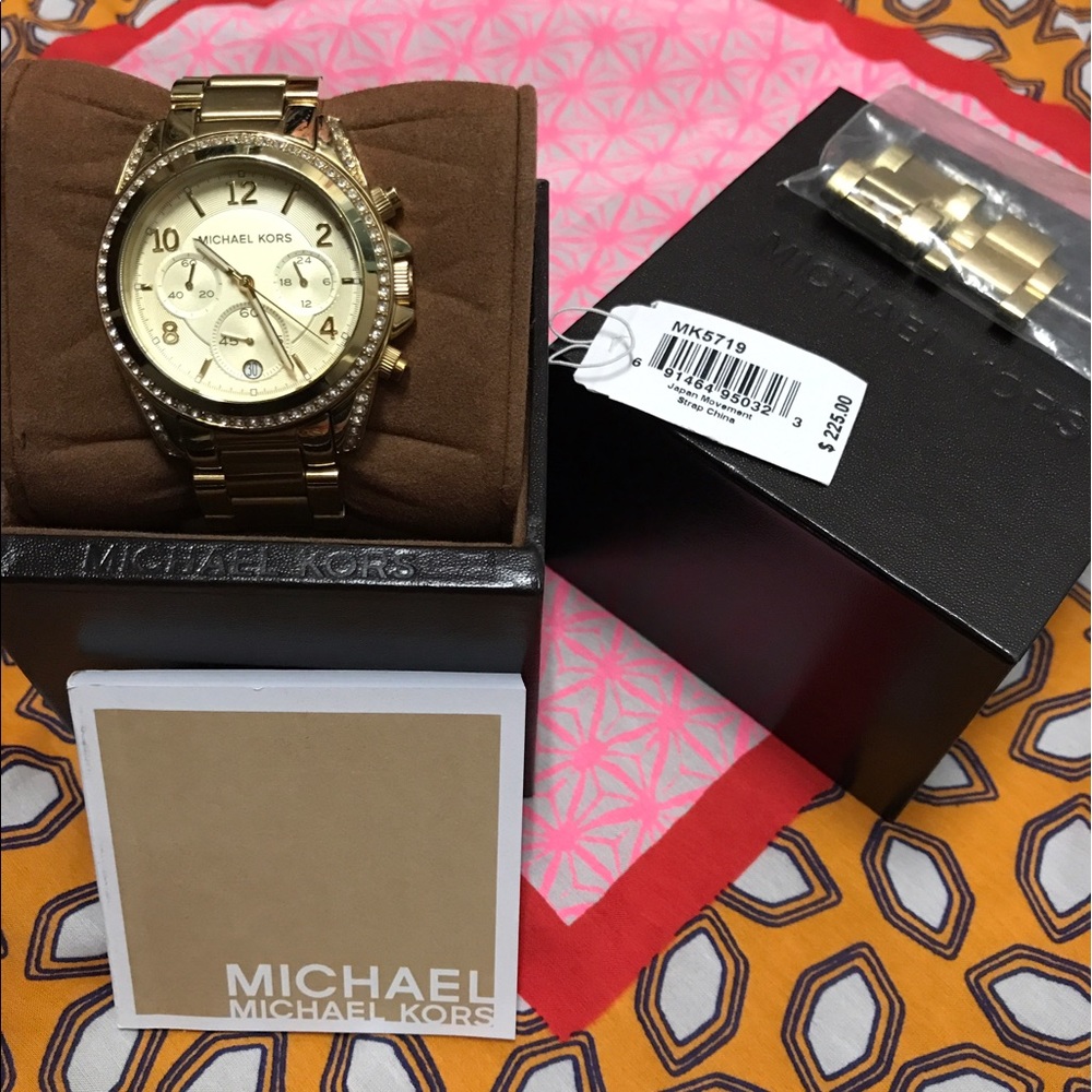 Michael Kors gold watch